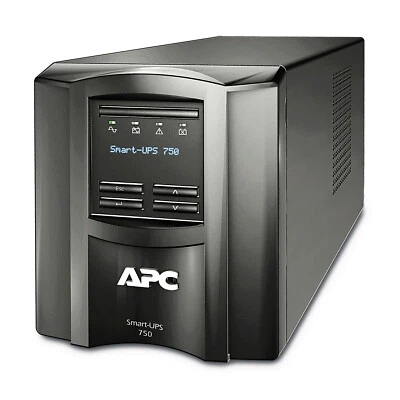 APC Smart UPS 750VA 120V Line Interactive Tower UPS (SMT750C) - Image 1 of 3