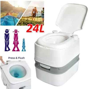 DE STOCK Campingtoilette Tragbare Mobile Toilette Campingklo Klo Chemietoilette  - Bild 1 von 15