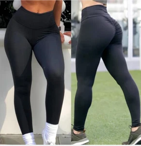 Hot Women Butt Lift Pants High Waist Yoga Compression Leggings Scrunch Trousers - Picture 1 of 33