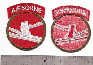 #217 US ARMY 84TH DIVISION AIRBORNE ATTACHED TAB PATCH - Picture 1 of 1