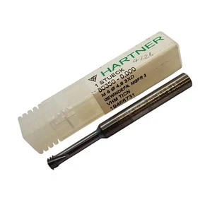 Molino de rosca de carburo Hartner 6 mm 80350 TiALN recubierto vástago de 6 mm G27 - Imagen 1 de 1