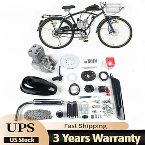 2-Stroke 100cc Bicycle Motor Kit Bike Motorized Petrol Gas Engine Set CDI - Bild 1 von 23
