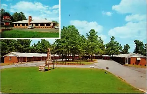 Vintage Georgia GA Griffin Motel Capri Restaurant 1960er Chrom Ansicht Postkarte - Bild 1 von 2