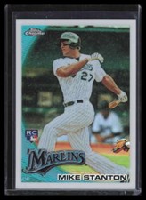 2010 Topps Chrome Wrapper Redemption Refractor 190 Mike Giancarlo Stanton Rookie