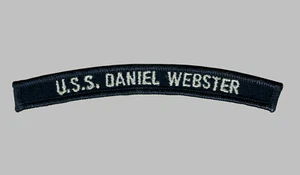 US Navy SSBN-626 USS Daniel Webster Submarine UIM Shoulder Rocker Tab - Bild 1 von 1
