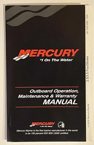 Mercury Outboard 2009 Maintenance Manual 90-102990901209 w Tool Kit DCPR6E Plug - Picture 1 of 14