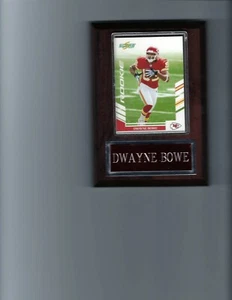 DWAYNE BOWE PLAQUE KANSAS CITY CHIEFS KC FOOTBALL NFL   C2 - Picture 1 of 1