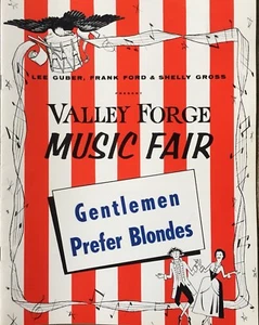"Gentleman Prefer Blondes"" Programa de Recuerdos Julio 1955 ValleyForgeMusicFair con Tks" - Imagen 1 de 5