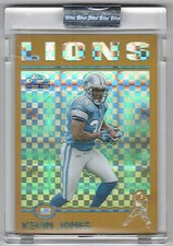 2004 Topps Chrome Gold Xfractor Uncirculated #185 Kevin Jones Lions RC #/279