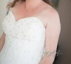 Morilee By Madeline Gardner Wedding Dress, Size 22, Lace, Column/sheath