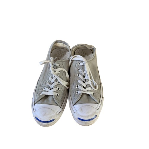 Scarpe sneakers Converse Jack Purcell donna taglia 5 5 uomo taglia 4 grigio pelle lacci