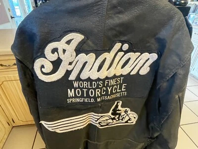 Chaqueta de cuero para motocicleta INDIAN Worlds Finest Foto 1 de 4