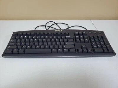 Dell SK-8110 Wired Keyboard Black Tested Works great  - Image 1 of 4