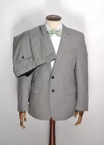 Men's PRADA Milano Wool 2-Piece Grey Suit Blazer Trousers Size EU 52 / UK 42 - Picture 1 of 10