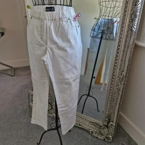 womens white crop jeggings - Picture 1 of 1