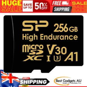 Silicon Power 256GB High Endurance Microsdxc UHS-I Micro SD Card with Adapter, O - Picture 1 of 10