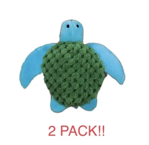 KONG Refillables TURTLE Includes Catnip Plush Cat Toy Cuddly Fabric Blue Green - Picture 1 of 6