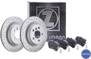 ZIMMERMANN BREMSENSATZ 350MM HINTEN AUDI A8 Q7 SQ7 4N2 4N8 4NC 4NL 4MB 4MG - Bild 1 von 5