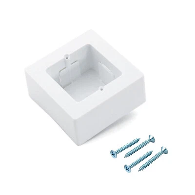 MI-HEAT Aufputzdose Universal Aufputzgehäuse weiß Thermostat Rahmen Gehäuse Aufputz