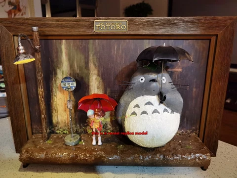 Miyazaki Hayao Totoro bus figure 1/6 Resin Model Painted statue Recast Cover