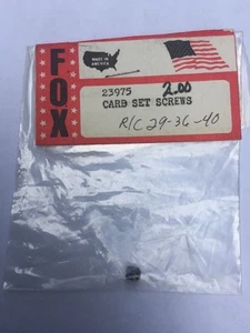 Fox Manufacturing Vergaser Madenschraube für RC .29/.36/.40 - Bild 1 von 3