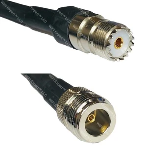 LMR600 SO239 UHF Female to N FEMALE Coax RF Cable USA-Ship Lot - Picture 1 of 1