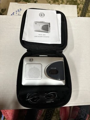 Cassette Converter Electro Brand Cassette Tape 2 Converter USB Encore Model 2034 - Image 1 of 4
