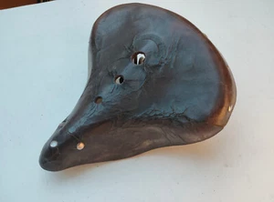 Alter Fahrradsattel Leder old bicycle - Bild 1 von 7