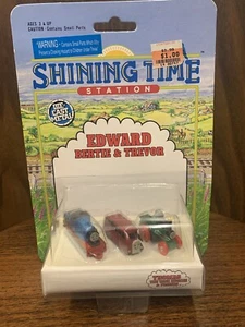Thomas Tank Shining Time Station (1991) Ertl Edward, Bertie, Trevor, James & Percy! - Imagen 1 de 11