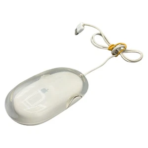 Apple Pro Maus M5769 Kabelgebunden USB Mouse Weiß Klarsicht Vintage Geprüft - Bild 1 von 10