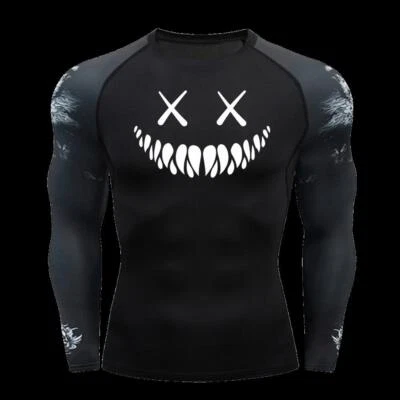 Cody Lundin Mens Compression Shirt MMA BJJ Rash Guard No Gi Rashguard - Image 1 of 4