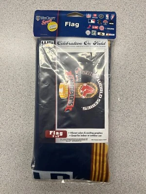 WinCraft Sports Boston Red Sox 2007 World Series Champions Flag 3'x5' New - Image 1 of 2
