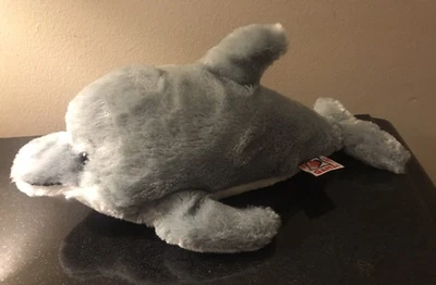 Ganz Webkinz Dolphin Plush Gray Toy Stuffed Animal Bottle Nose Soft Sea No Code - Image 1 of 3