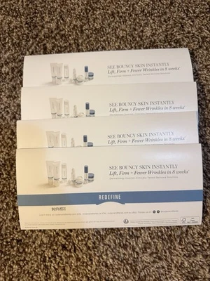 Lot Of 4 Rodan + Fields Redefine 3 Step Regimen Sample Pack NIP Travel - Image 1 of 2