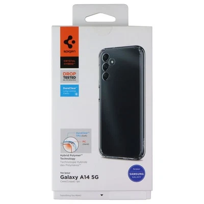 Funda Spigen Crystal Hybrid Series para Samsung Galaxy A14 (5G) - Cristal Transparente Foto 1 de 3