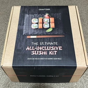 CraftZee All Inclusive Sushi Kit DIY Sushi Maker Kit with Complete Kitchen Tools - Picture 1 of 8