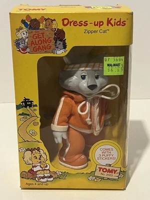 Vintage Get Along Gang Zipper  Dress Up Kids  TOMY Sealed 1984 - Image 1 of 4