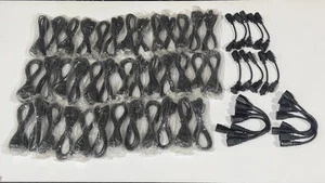 Lot of 60 Pieces: C14 to NEMA 5-15R AC Power Adapter Cables / Splitters - Picture 1 of 6