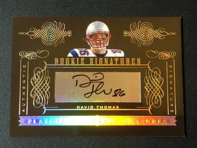 2006 National Treasures DAVID THOMAS #159 Rookie Auto/52 PATRIOTS Saints TEXAS - Image 1 of 2