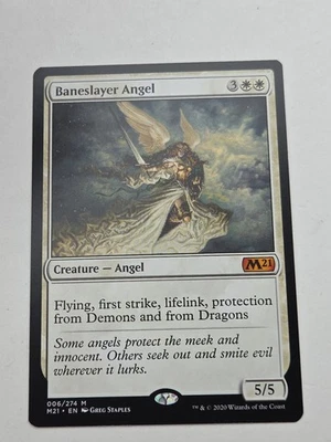 Baneslayer Angel X1 Core Set 2021 M21 MTG - Image 1 of 2