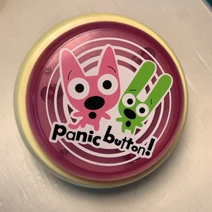 Hallmark Hoops & YoYo Panic Stay Calm pulsante parlante giallo rosa funziona! - Foto 1 di 5