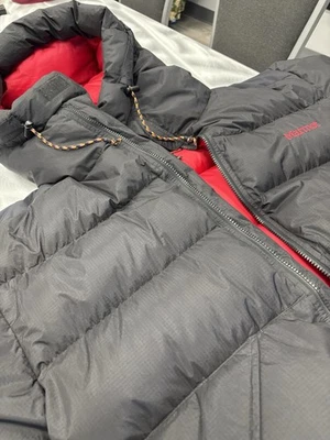 Vintage Marmot PARBAT Goose Down Insulated Puffer Full Zip Parka Jacket Large  - Image 1 of 4