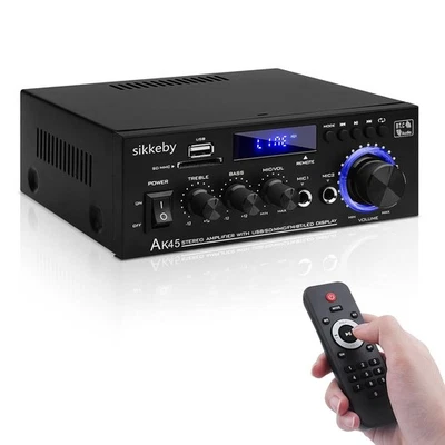 Bluetooth HiFi-Verstärker | 400W Stereo | Mikrofon & Radio - Bild 1 von 4