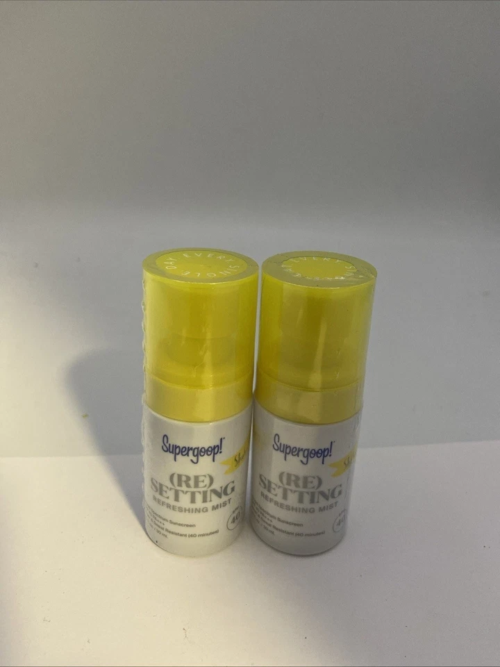 Lote de 2 ~ SuperGoop! (Re)definição de névoa refrescante FPS 40 ~ 1 fl oz ~ - Imagem 1 de 1