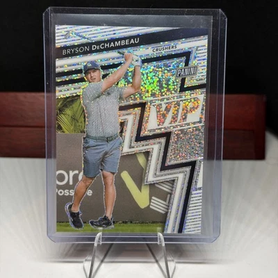 Bryson DeChambeau 💎 2025 Panini National LIV Golf White Sparkle Prizm VIP - Image 1 of 2