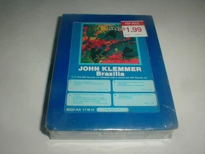 John Klemmer BRAZILIA ABC 8 Track Tape SEALED 1979 Latin Jazz Funk Lenny White - Picture 1 of 6