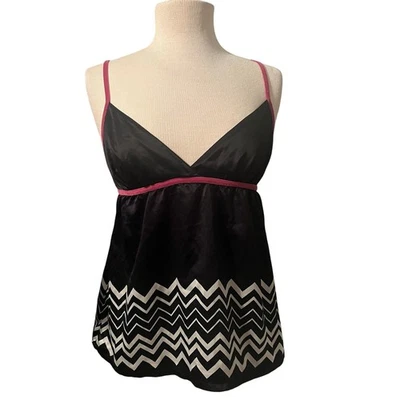 Blusa de cetim Missoni For Target boneca bebê preto e branco tamanho pequeno - Imagem 1 de 3