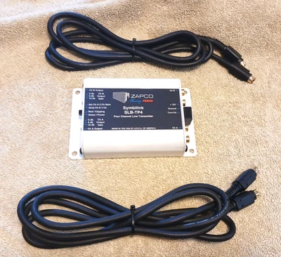 OLD SCHOOL ZAPCO SLB-TP4 4 CHANNEL LINE TRANSMITTER LINE DRIVER DIN TO RCA - Image 1 of 4