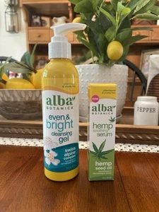 Alba Botanica Hemp Calming Cleanser And Soothing Serum - Picture 1 of 2