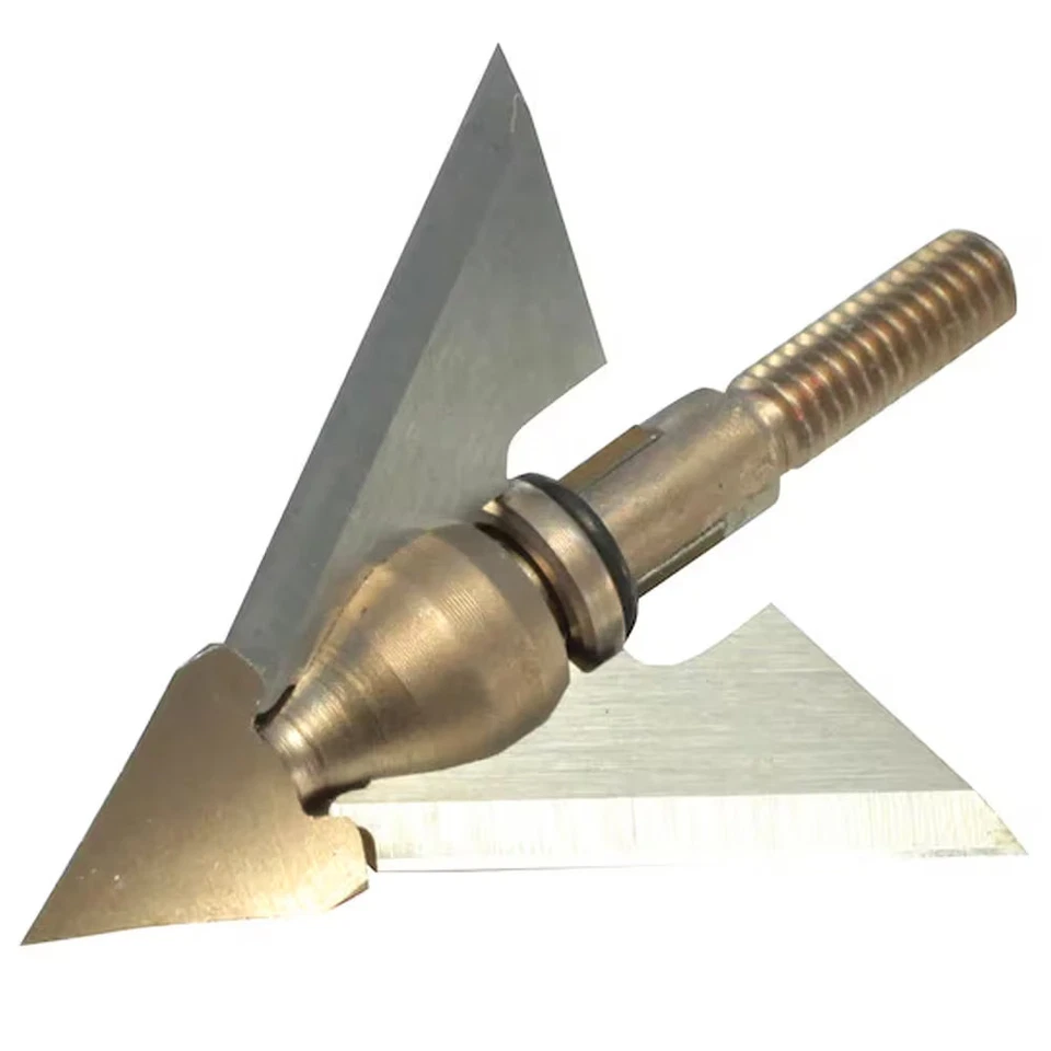 QAD Exodus Deep Six 100gr Full Blade Broadhead, Stainless Steel (BD100-F) - Image 1 of 1